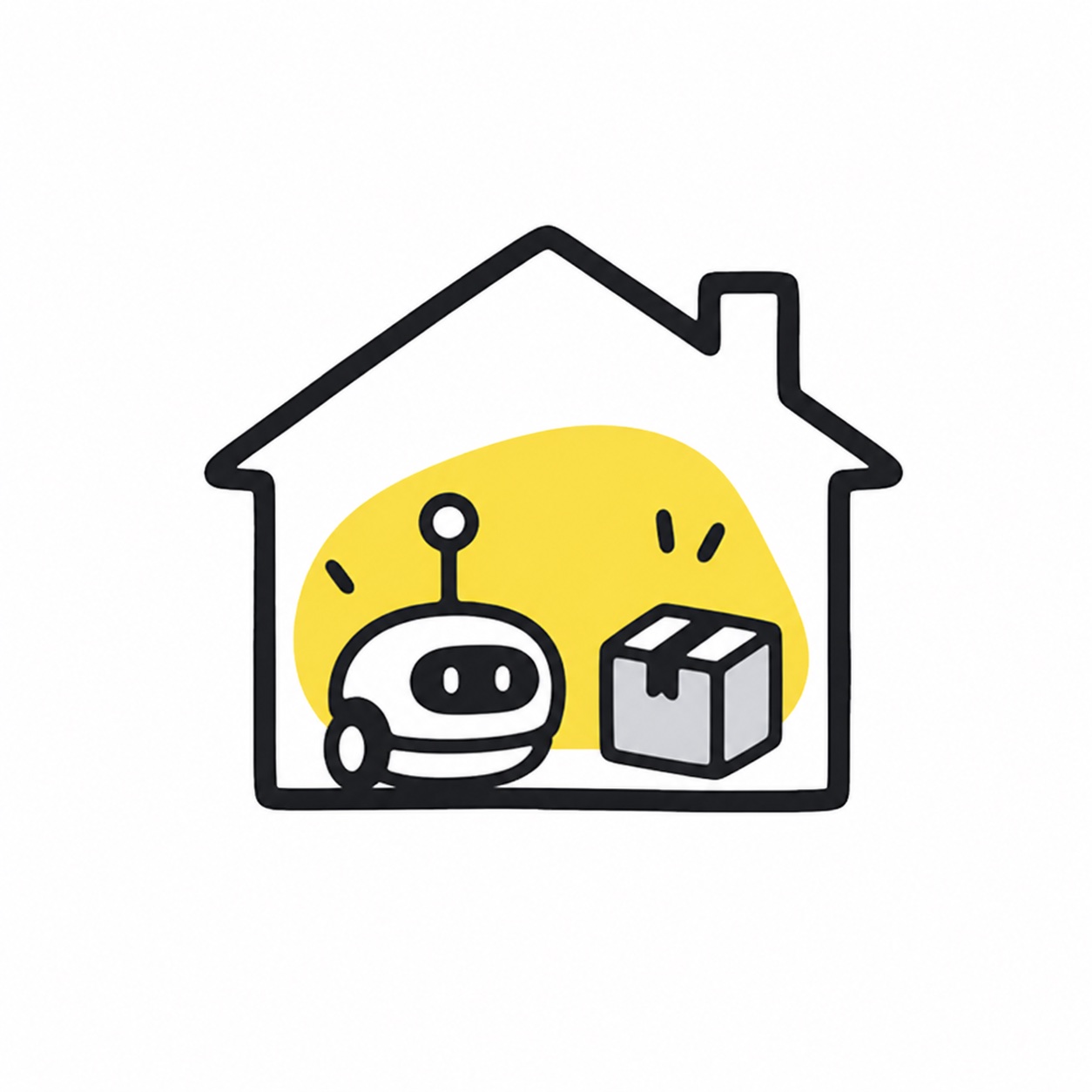 Hand-drawn icon for real-world scenarios